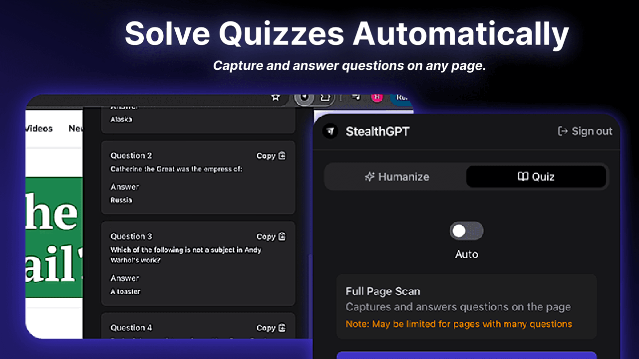 Extensão do Chrome humanizando texto com IA com menu de contexto de um clique