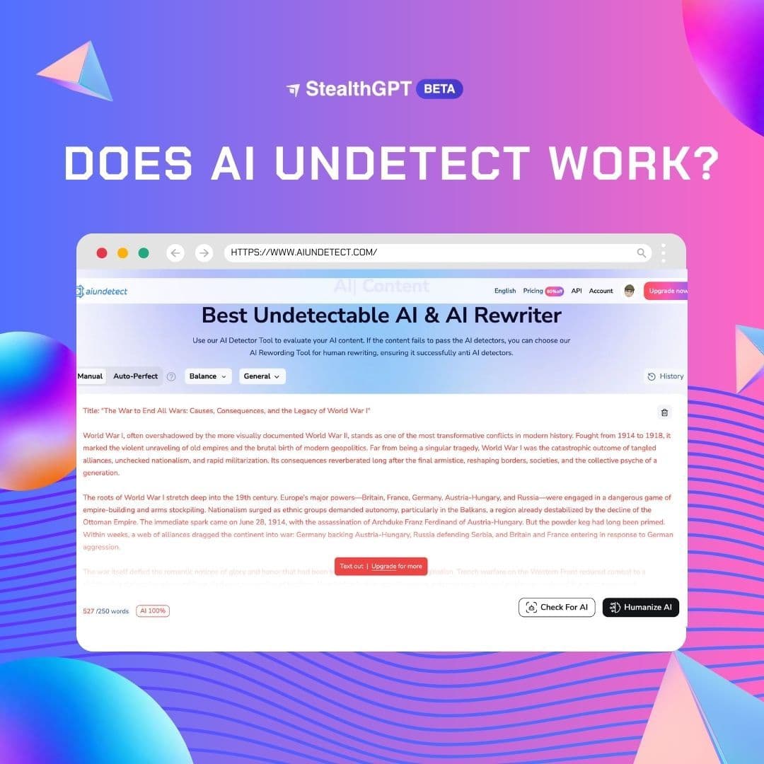 Does AI Undetect Work?