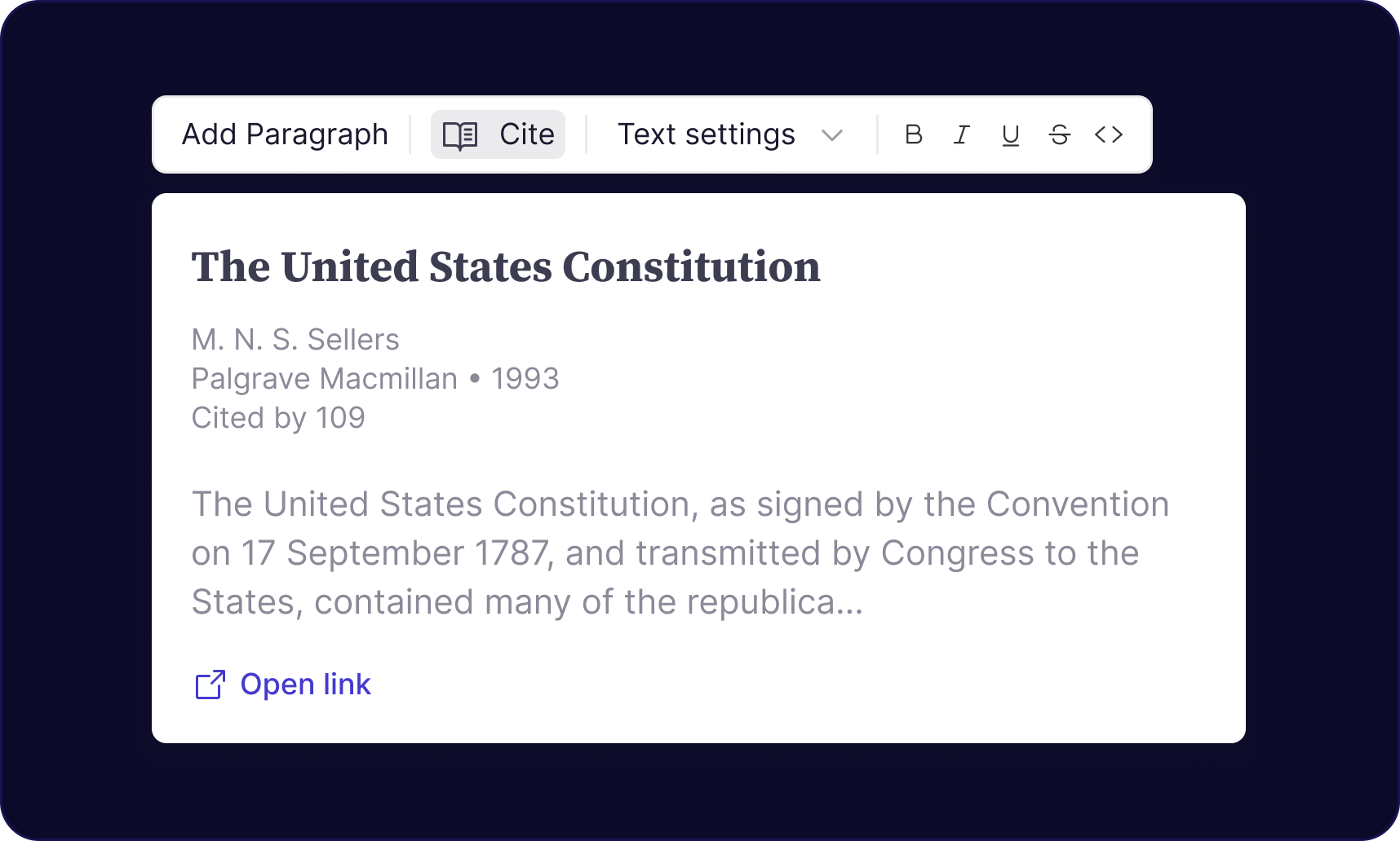 Add Real Citations Instantly