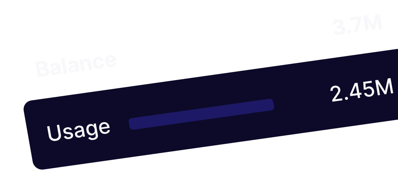 Usage & Balance